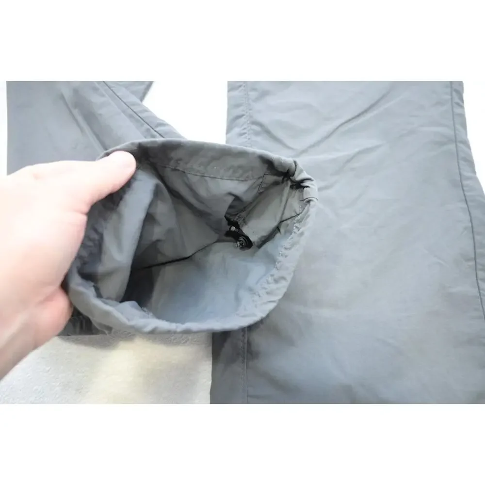 Mountain Hardwear Convertible Cargo Pants Hiking Trekking Gray Womens Sz 12 x 32